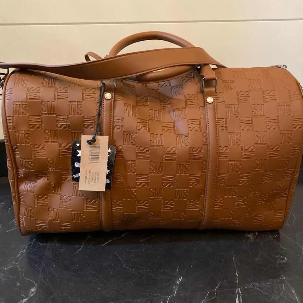 Steve Madden Weekender Duffle Bag WT200800 10x14x21" NWT - Picture 2 of 13